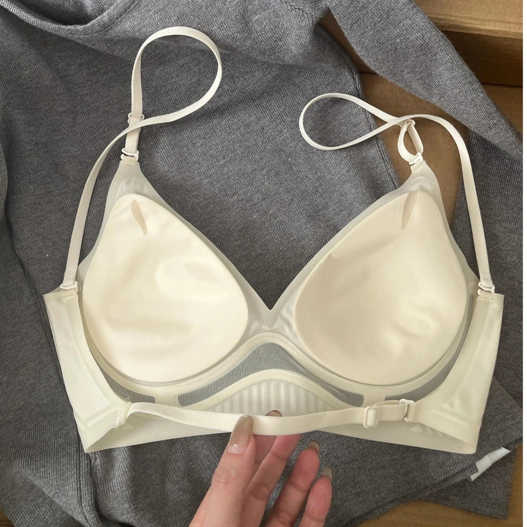 无痕美背内衣女小胸聚拢薄款辣妹性感隐形夏季透气露背女士文胸罩