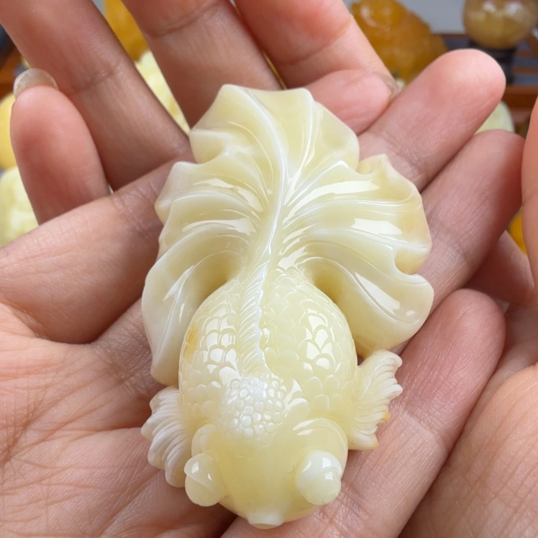 琥珀未镶嵌颈饰纯天然琥珀蜜蜡无优化