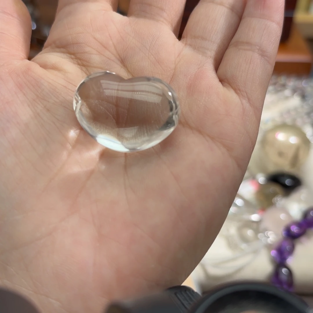 未镶嵌手链水晶白水晶爱心