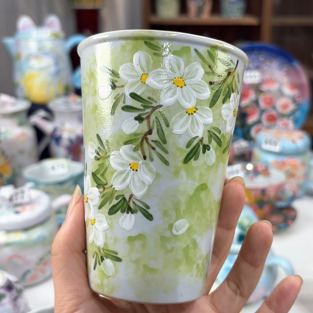 景德镇手绘高温釉下彩陶瓷茶具