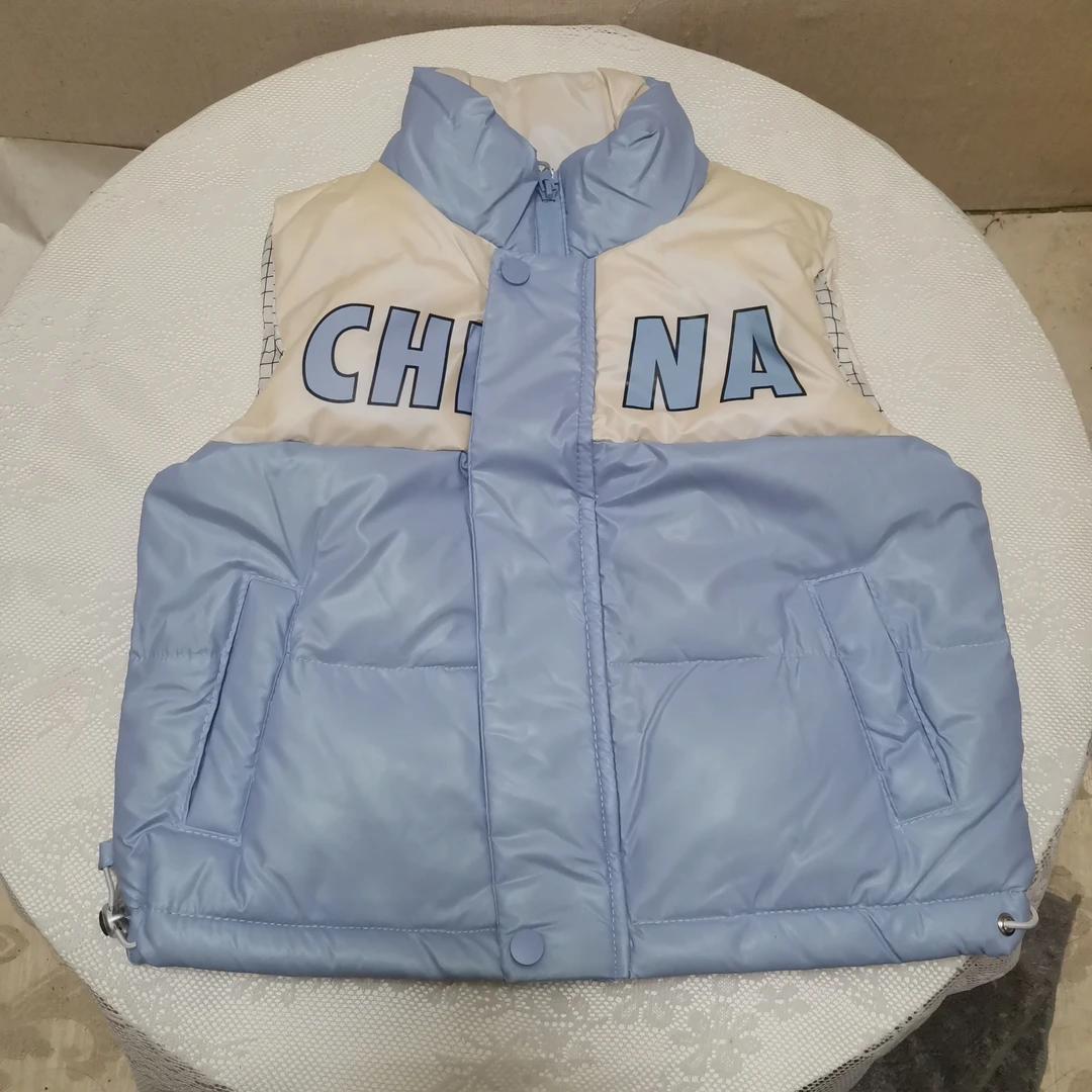 男童女童加厚上衣马甲国潮新款