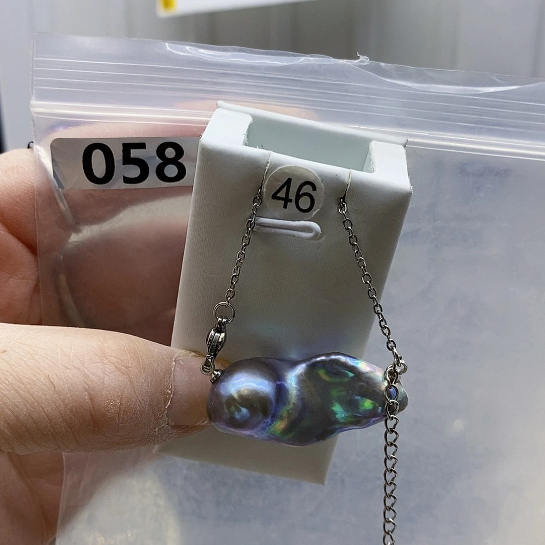 颈饰合金淡水珍珠