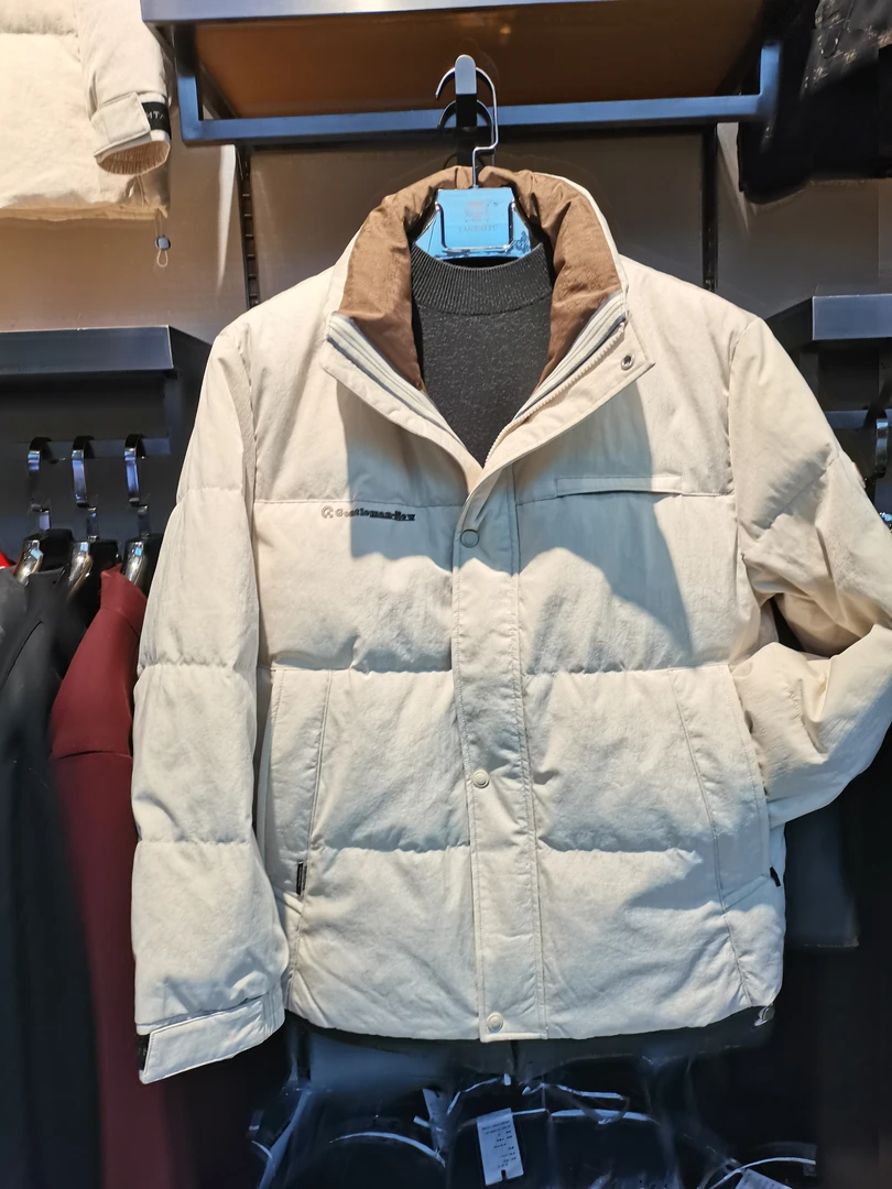 厚款立领羽绒服潮流男装短款休闲