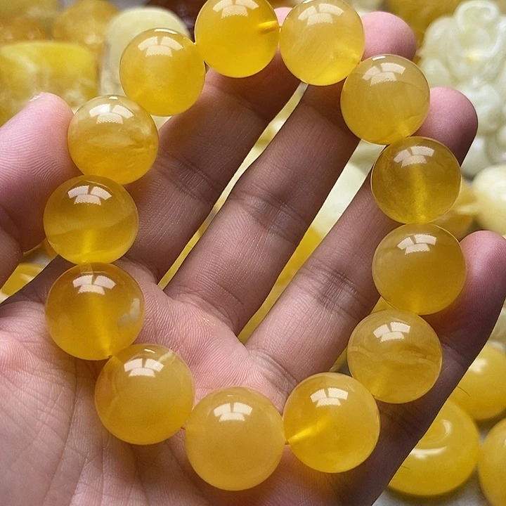 琥珀颈饰未镶嵌琥珀蜜蜡吊坠