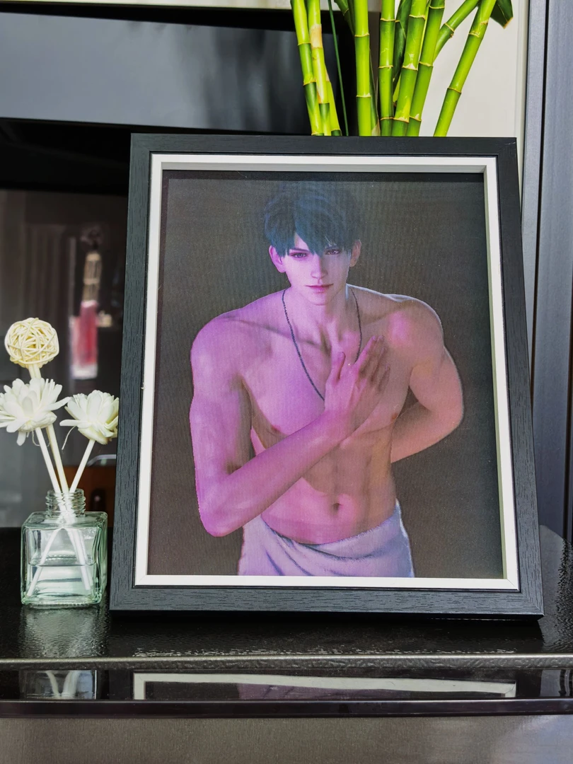 乙游夏以昼3D立体桌摆画框网红装饰卧室必备适合男朋友生日送礼