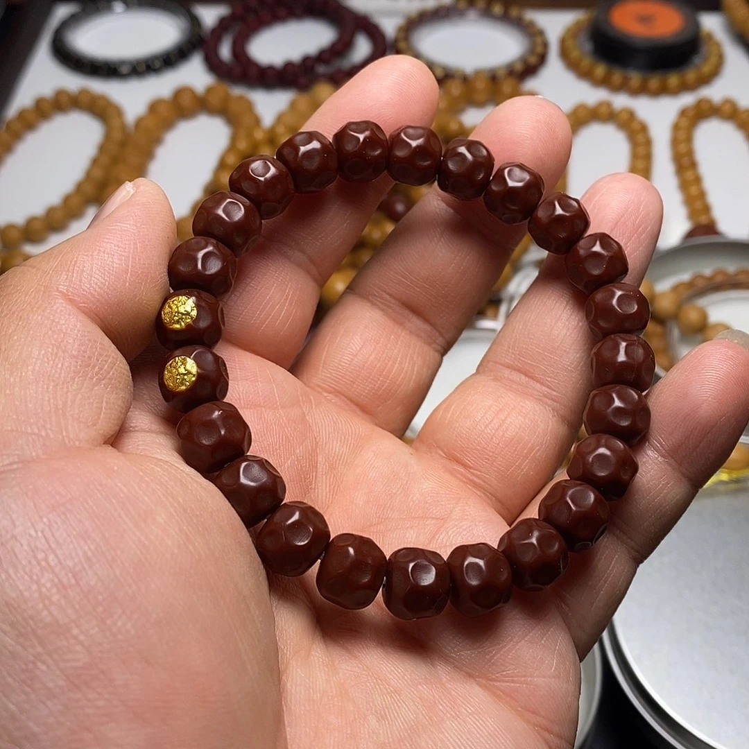 猴头核桃手串奶酪6号