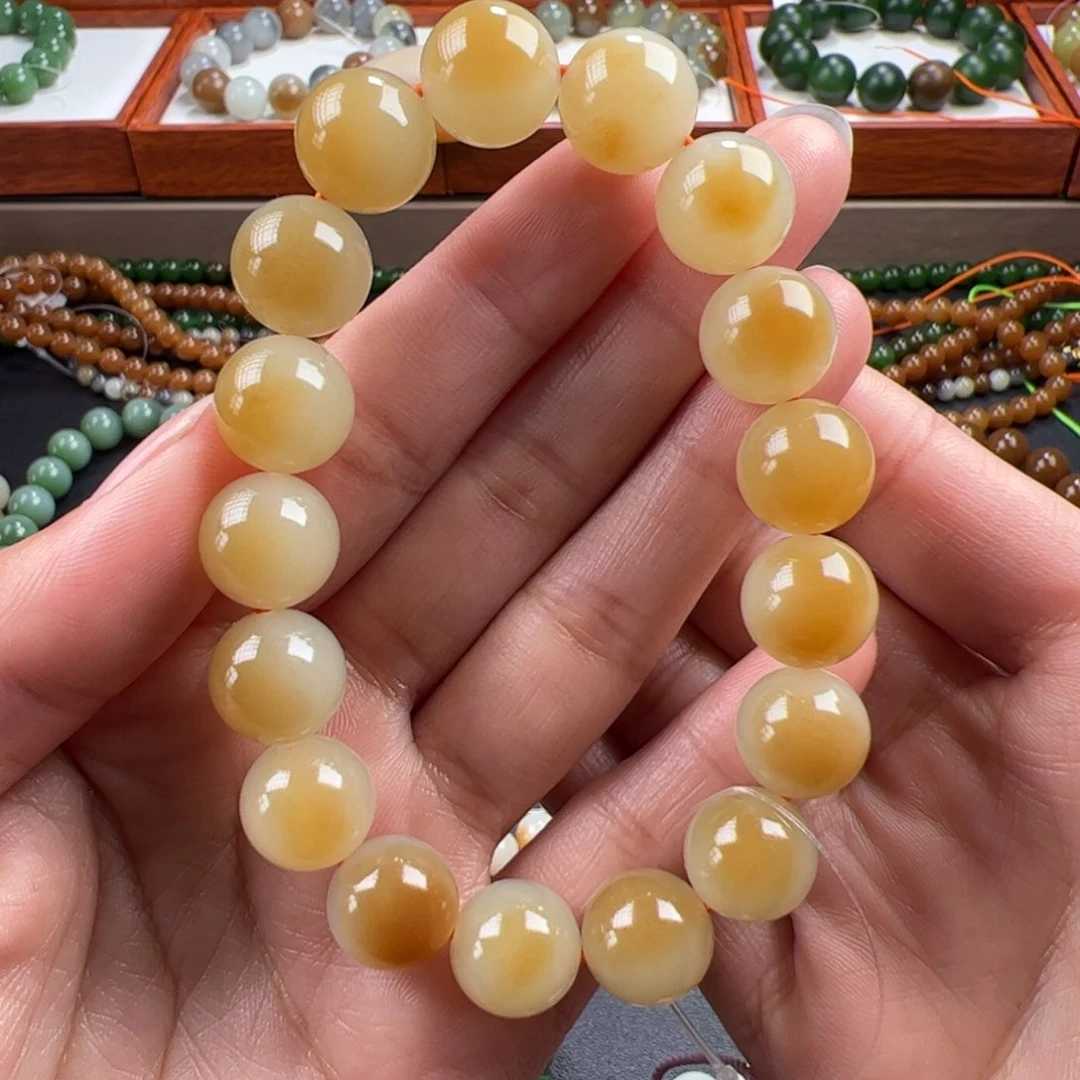 和田玉手链未镶嵌