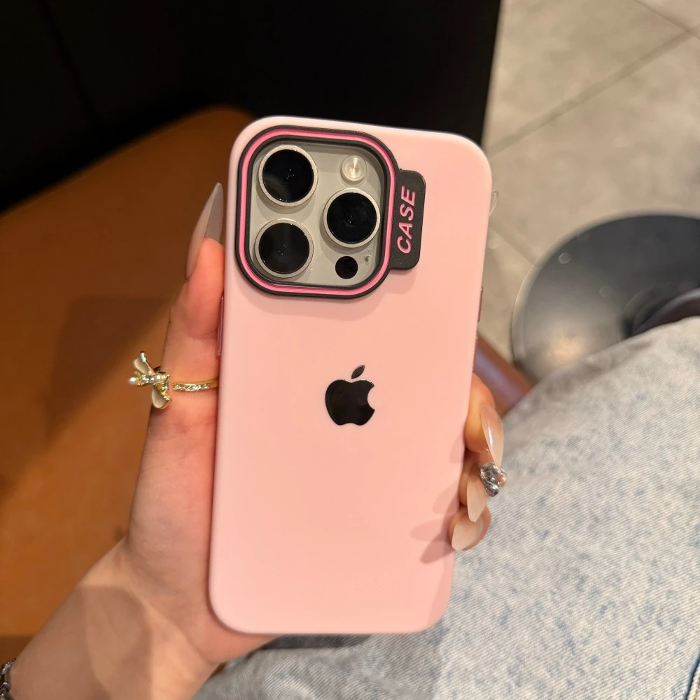 肤感简约纯色适用苹果16promax手机壳时尚iPhone15新款14网红13女