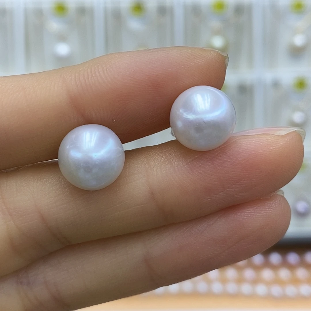 淡水珍珠吊坠(赠链)银S925镶嵌