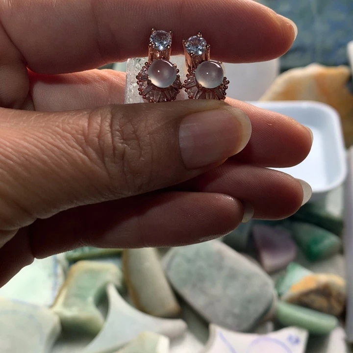 裸石翡翠天然翡翠戒面