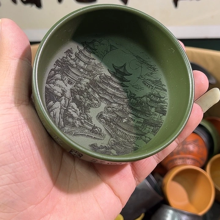 茶杯紫砂全手工紫砂主人杯