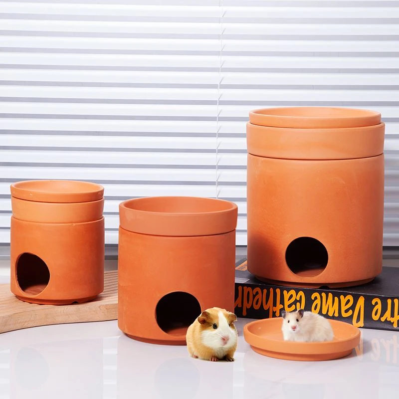 批发仓鼠金丝熊夏季降温空调窝花枝鼠屋夏天散热避暑陶屋降温屋