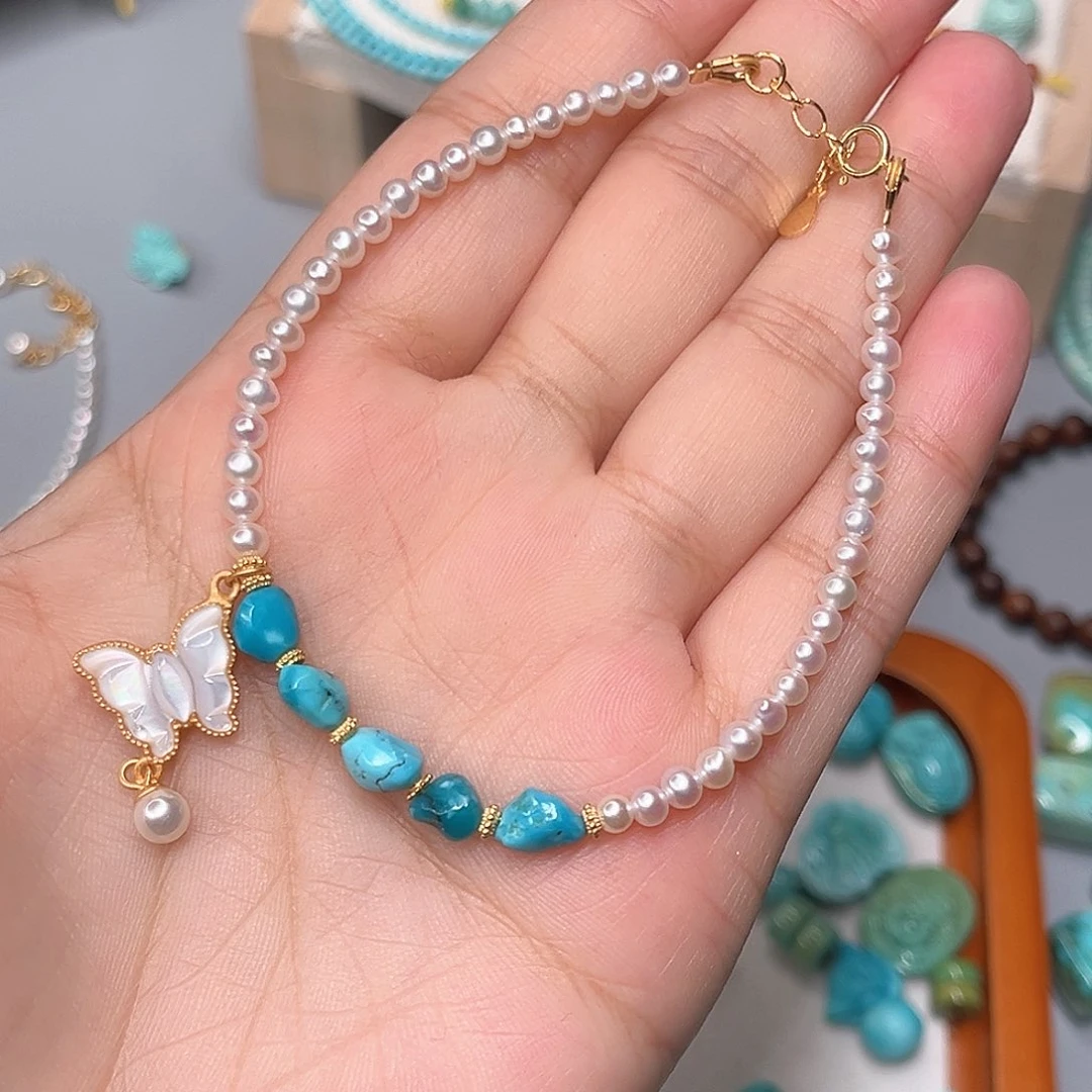 未镶嵌绿松石珠宝半成品