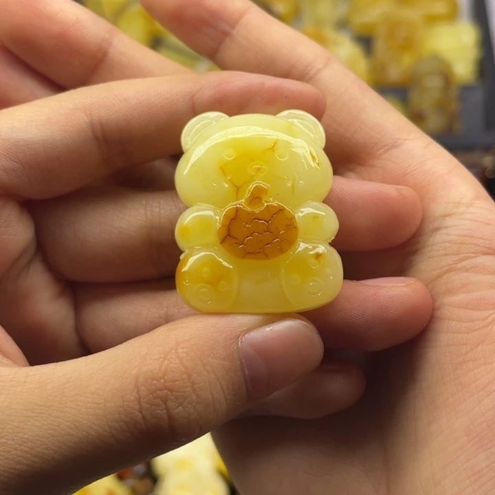 琥珀未镶嵌裸石天然琥珀蜜蜡