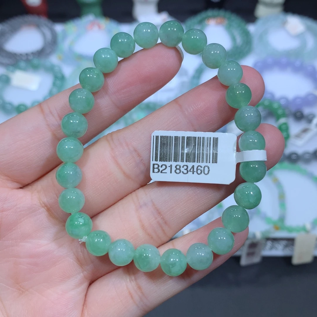 未镶嵌手串翡翠天然