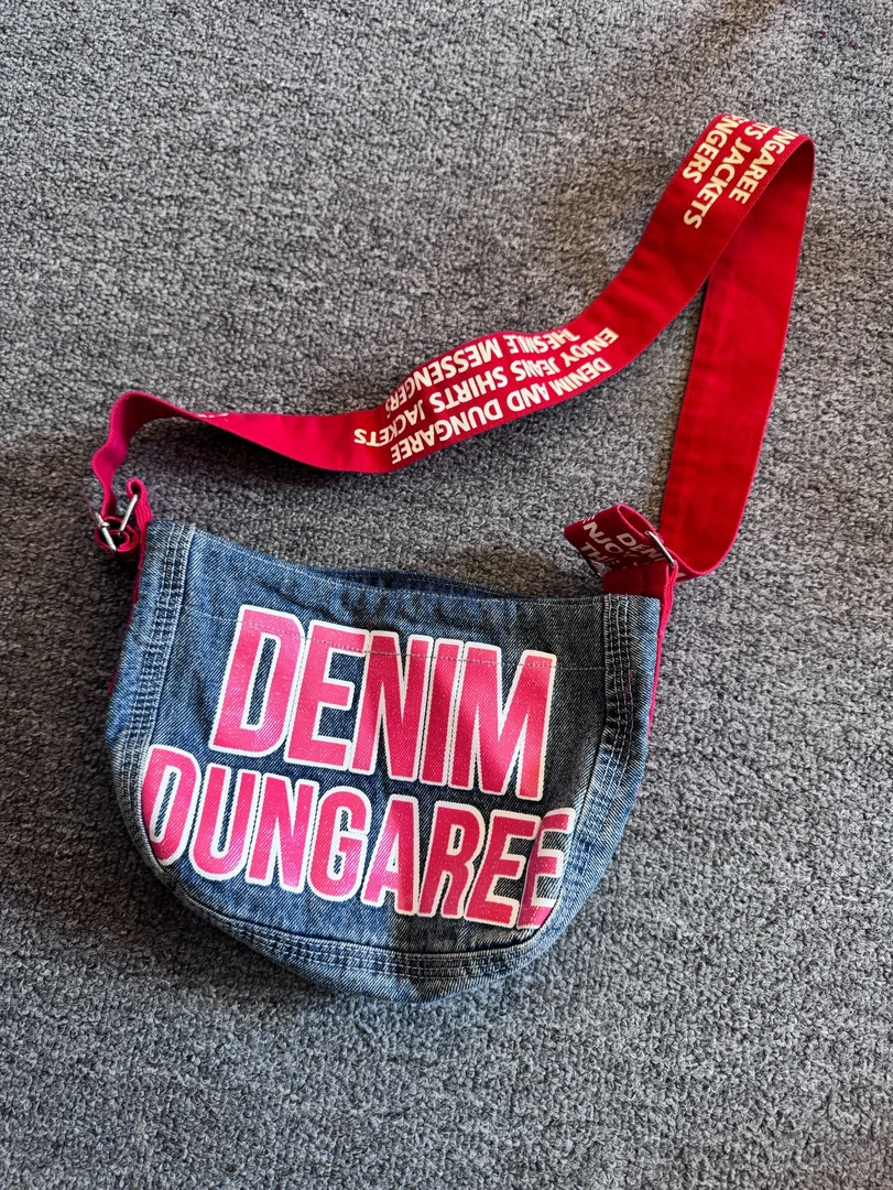 令佳潮牌儿童牛仔DD挎包单肩背包2631