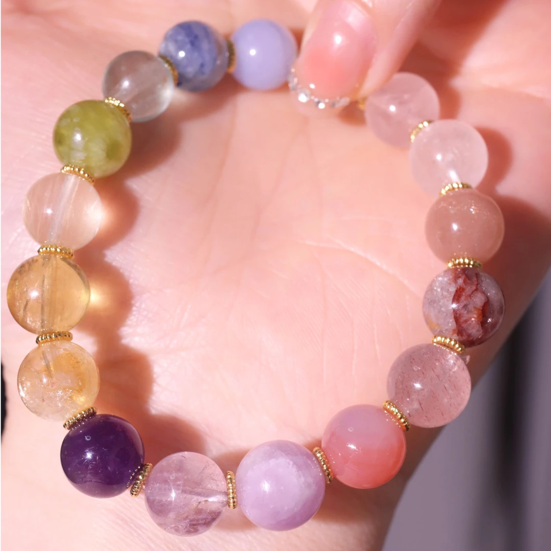 無问丨「糖果」多宝水晶手串 天然水晶多样性发一