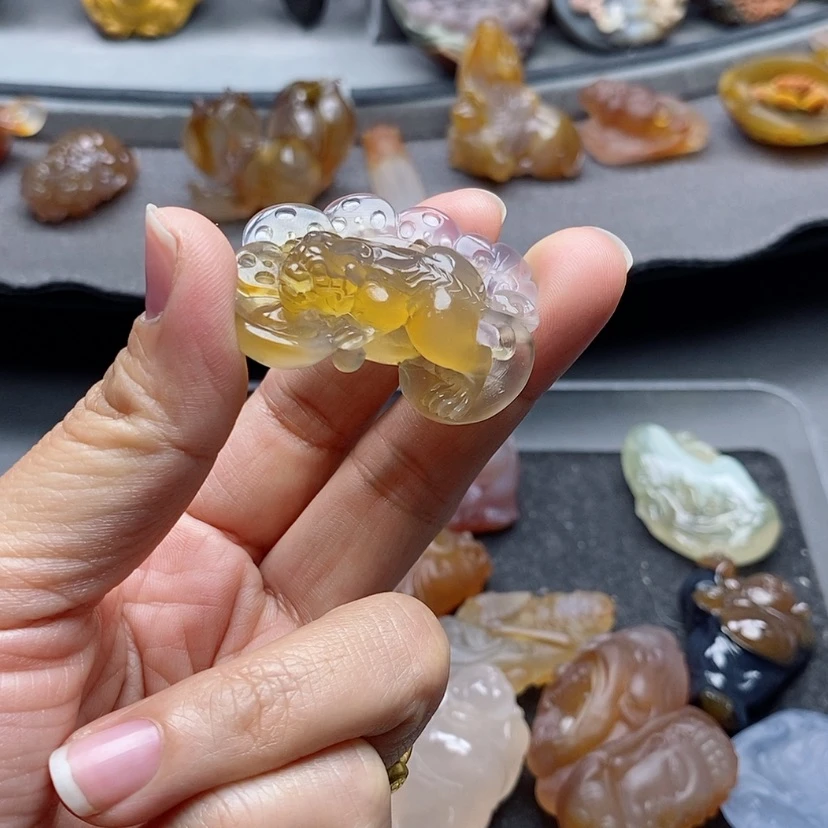 【闪购商品】未镶嵌吊坠定制玛瑙