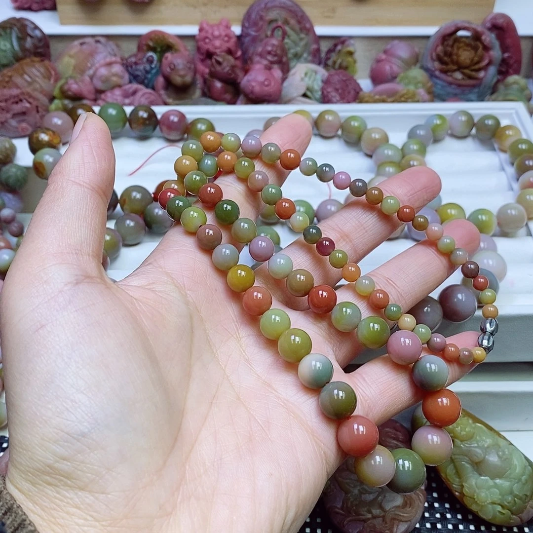 玛瑙/玉髓盐源玛瑙项链未镶嵌