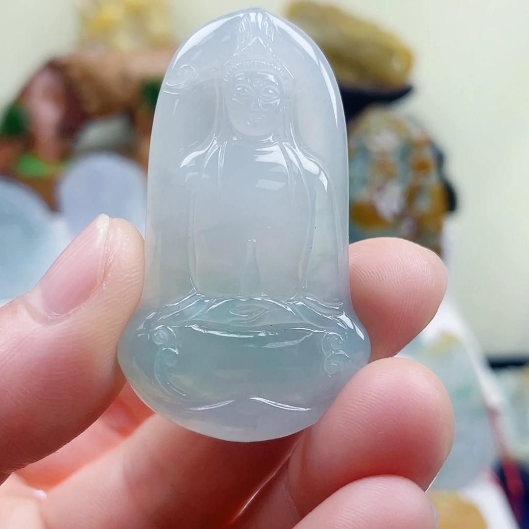 翡翠未镶嵌颈饰2222