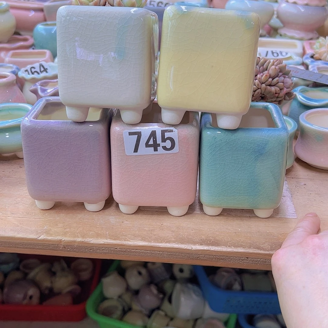 陶瓷花盆当场满12包邮