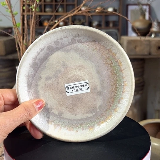 柴烧裸烧落英缤纷壶承孤品