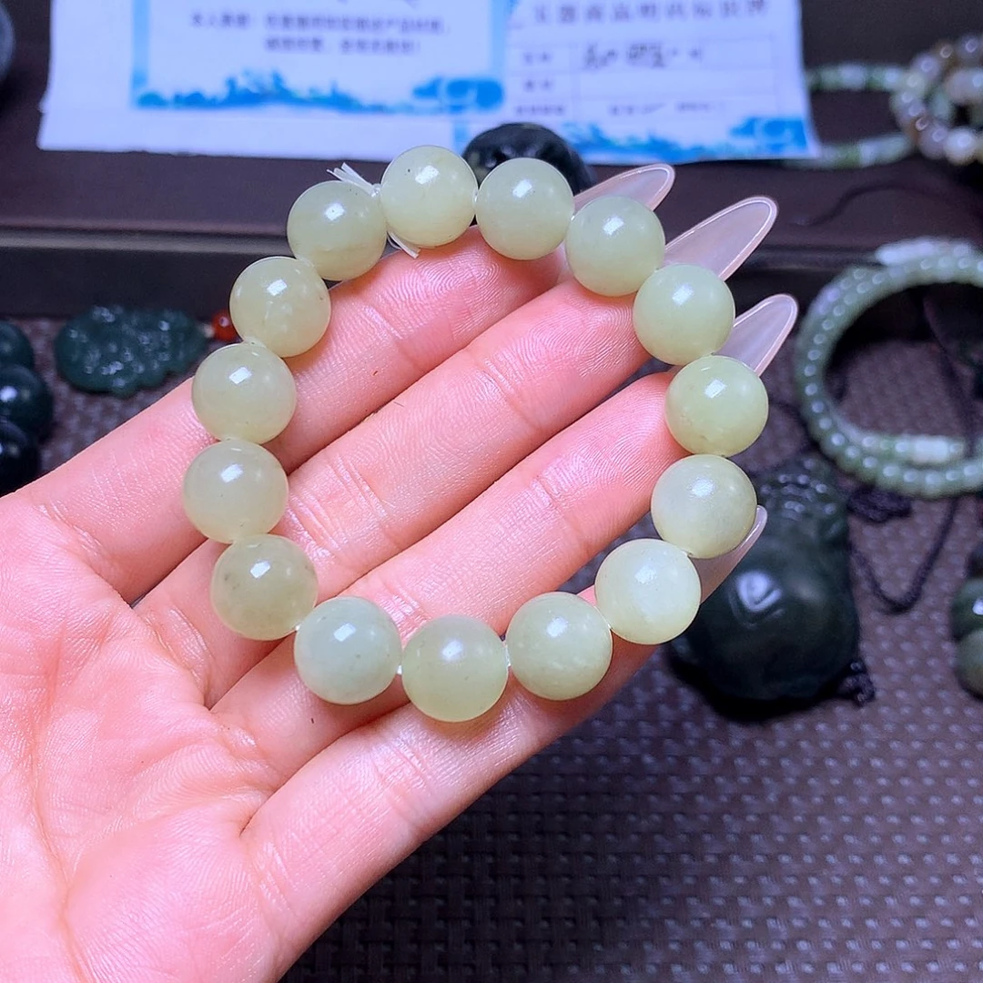 未镶嵌手串和田玉卡12