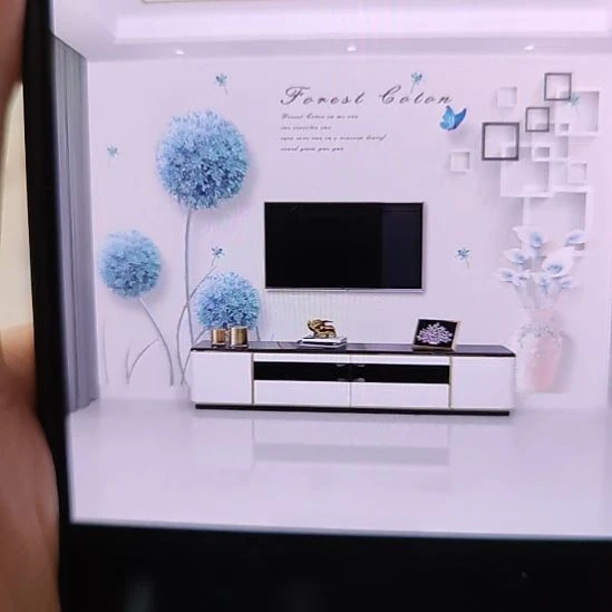 随***风客厅电视墙壁画壁布