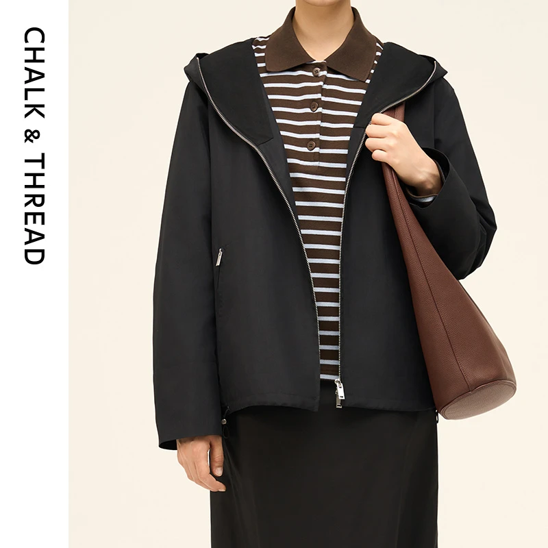 CHALK&THREAD便携风帽夹克外套
