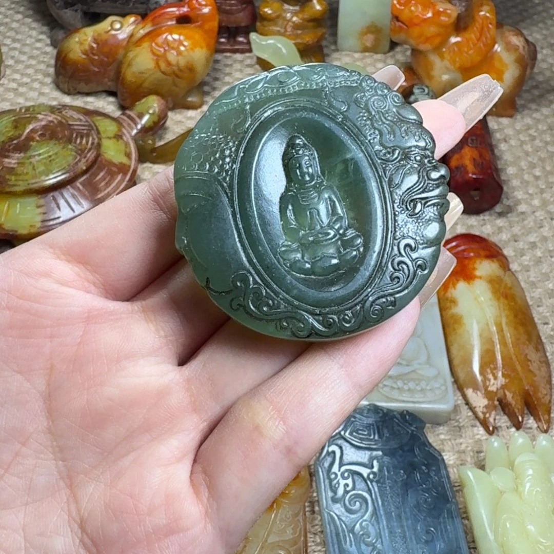 吊坠白玉菩提挂件