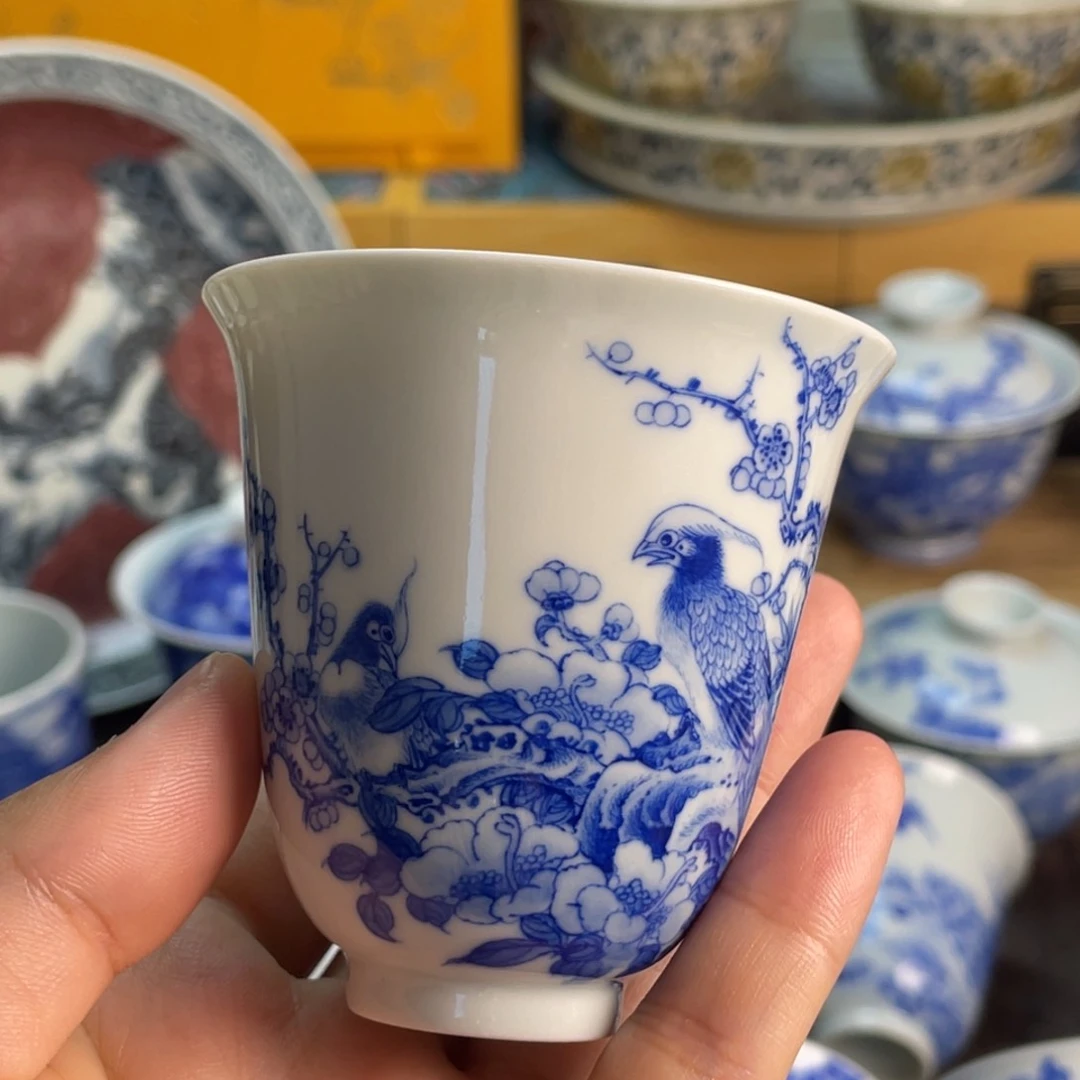 11景德镇青花花鸟