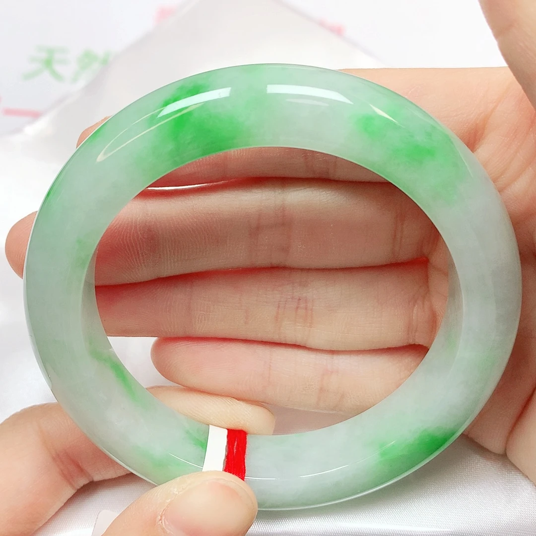 翡翠未镶嵌手镯翡翠手镯55