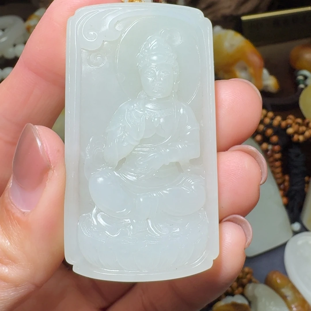 和田玉（糖玉）未镶嵌挂件