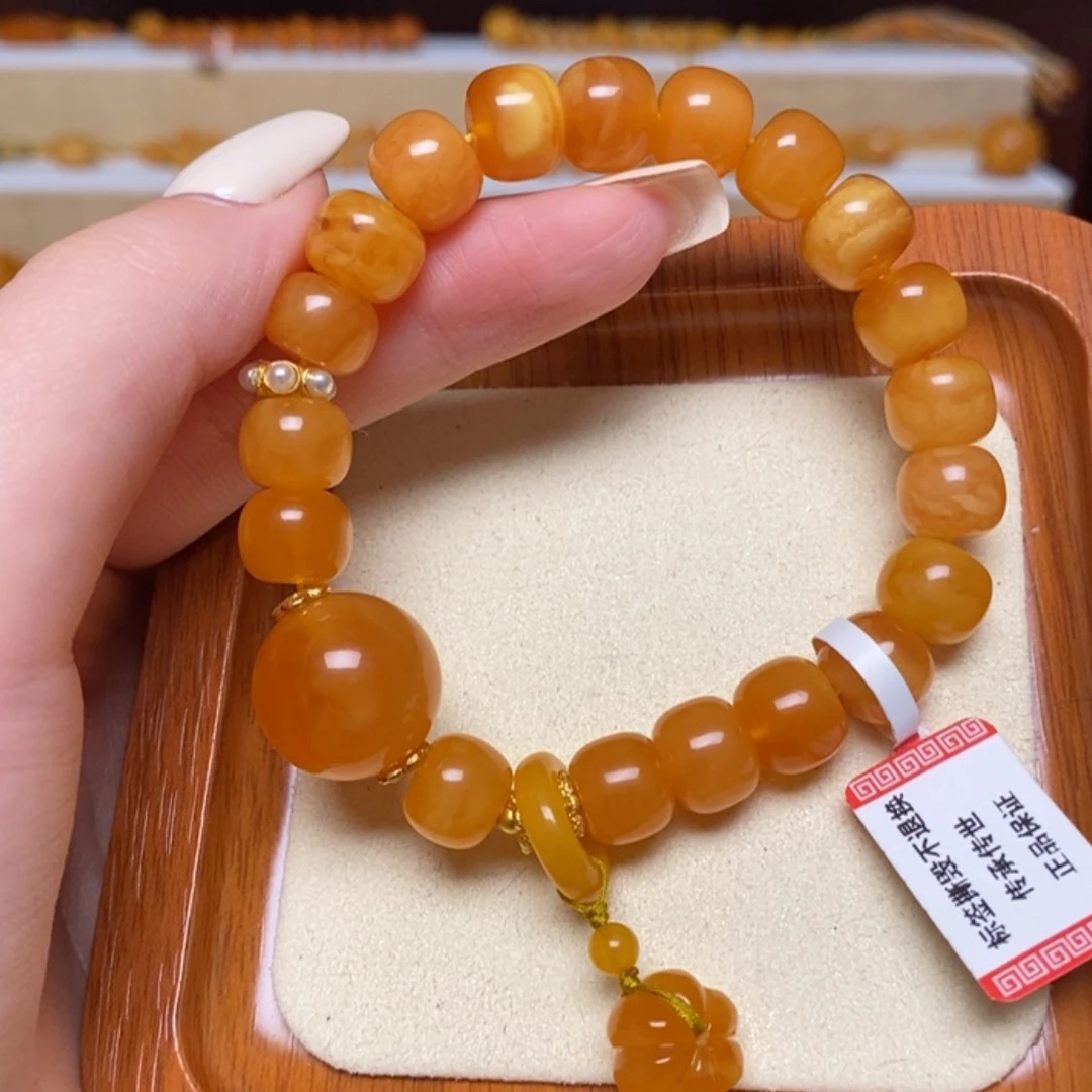 【闪购商品】未镶嵌蜜蜡手链手串