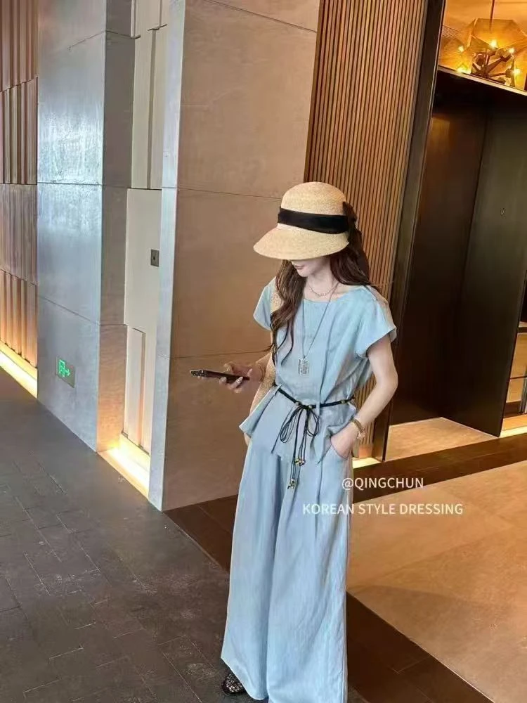 欧美风法式时尚套装套装气质ins风赫本风肯豆风