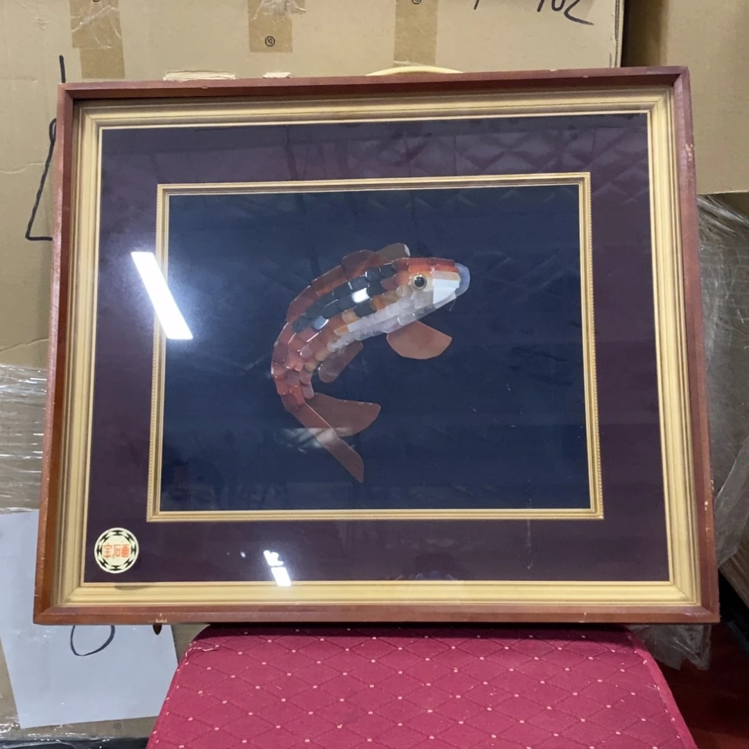 默认不带玻璃剪纸作品