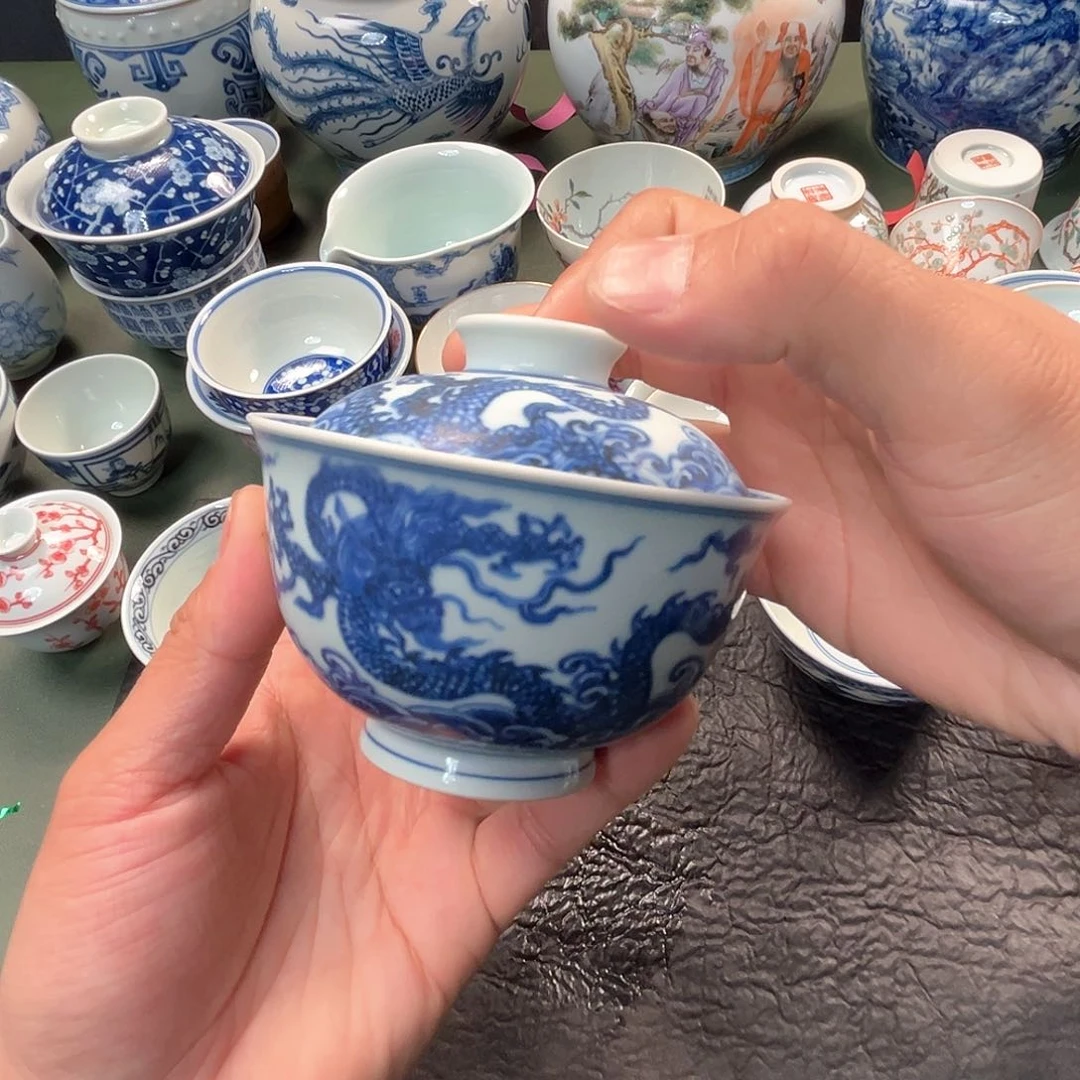 杯青花瓷器青花瓷器