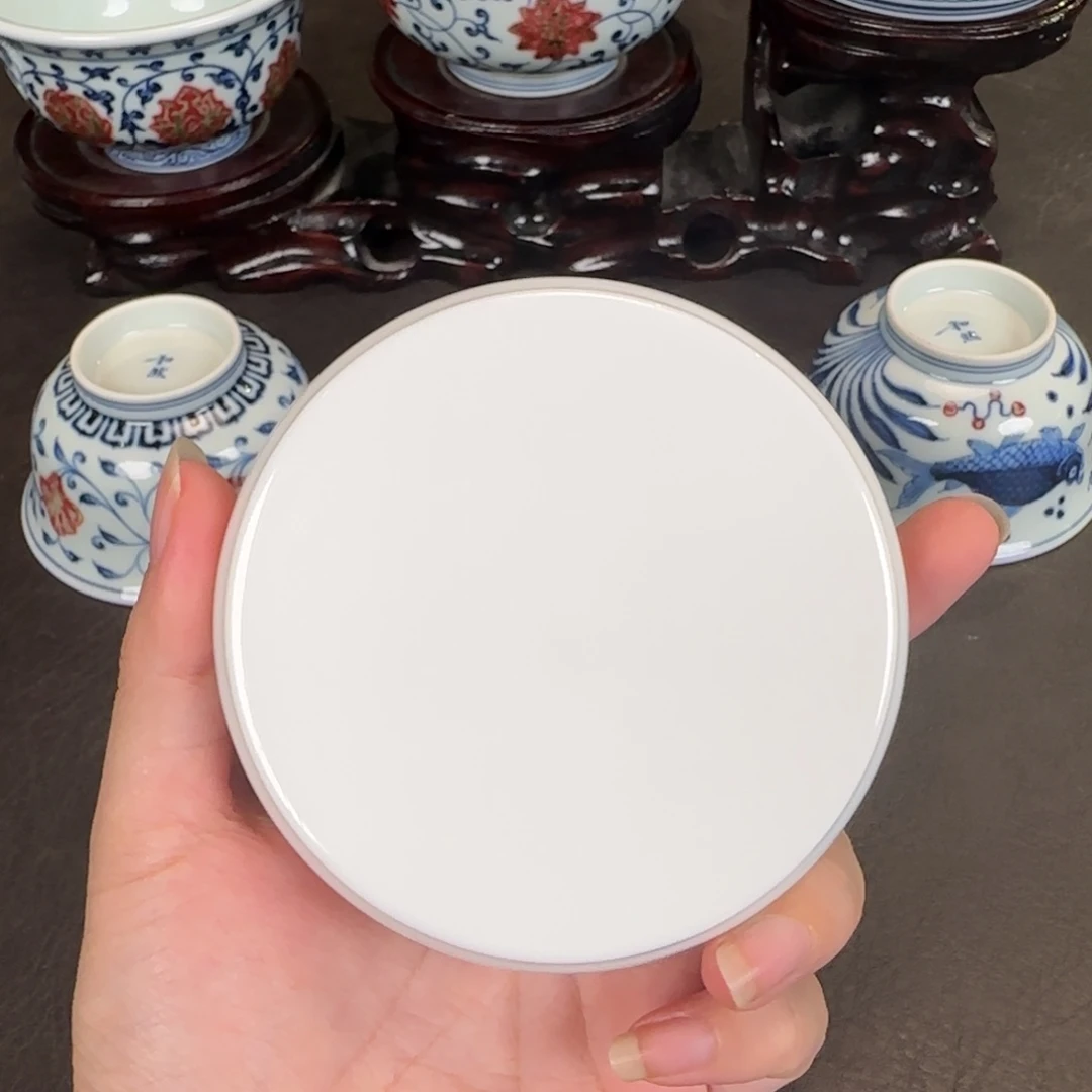 景德镇白胎系列盖置