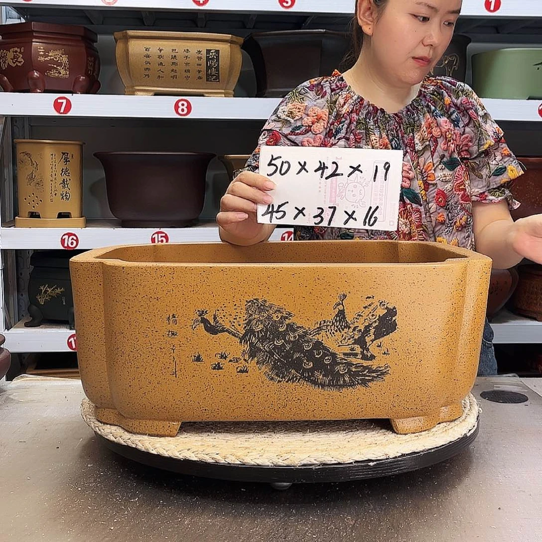 紫砂花盆紫砂花盆