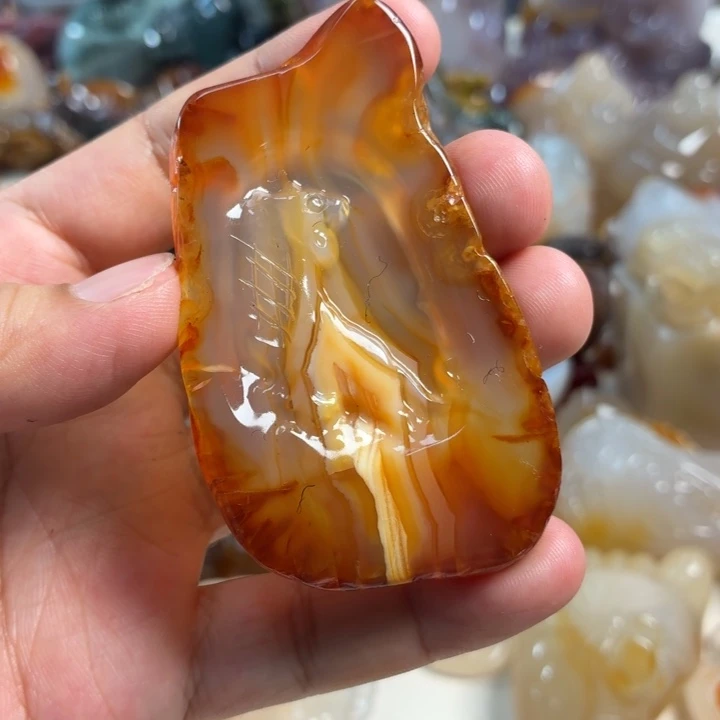 玛瑙/玉髓未镶嵌吊坠(不含链)