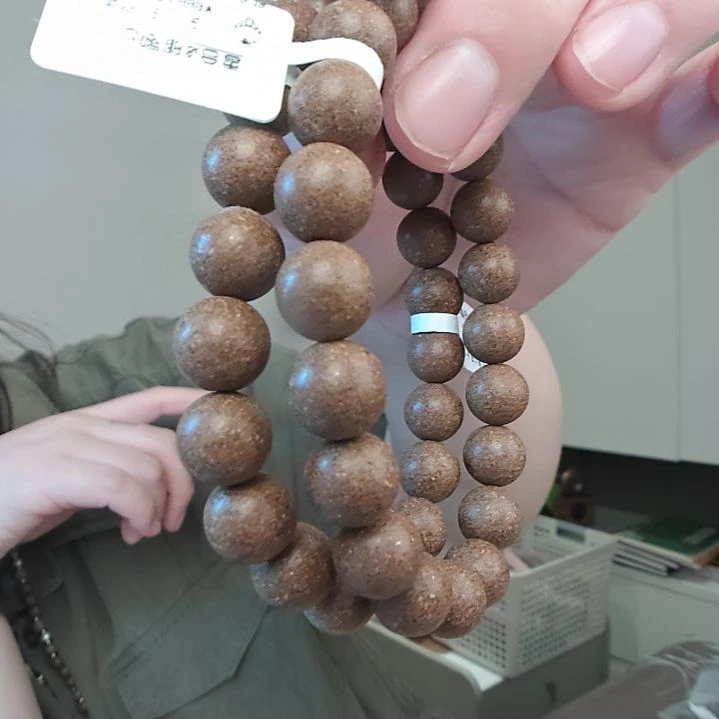 非金属两串兰花 手工串珠