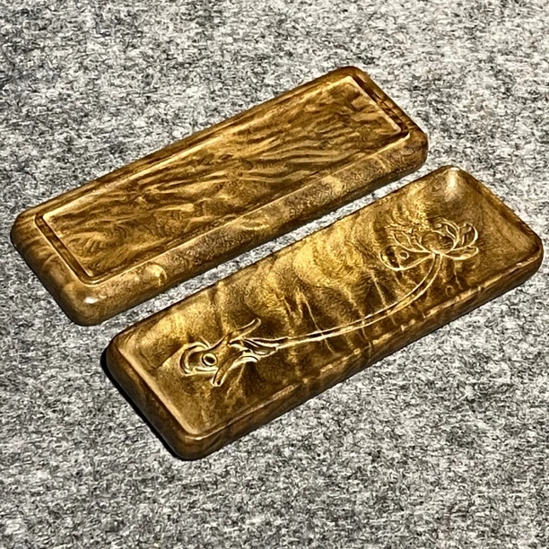 正宗金丝楠乌木线香小叶阴沉木实木整料雕刻香插摆件手把件收藏