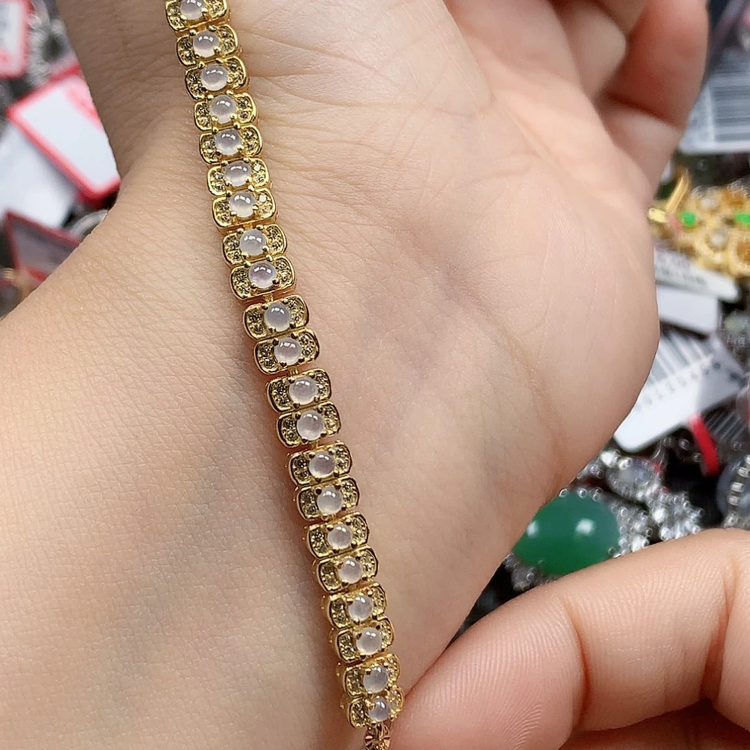 翡翠银S925镶嵌戒指