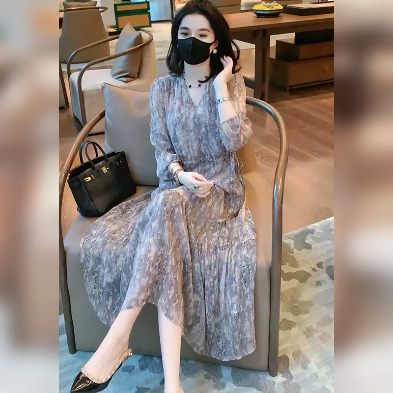 Linda姐高端线【欧若风】新款气质显瘦裙子法式连衣裙AS5LYH0090