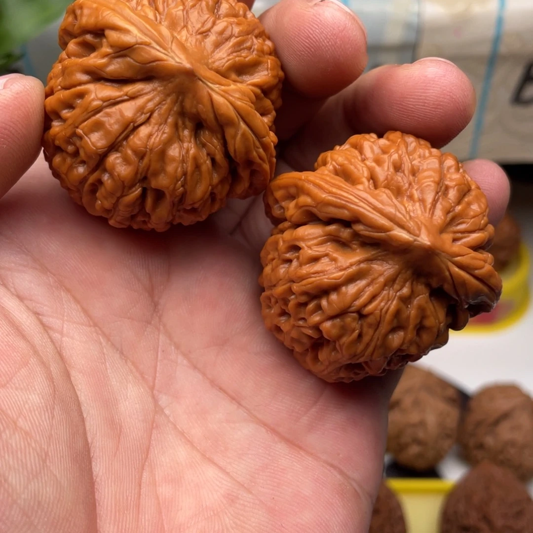 吊坠文玩核桃莲花43