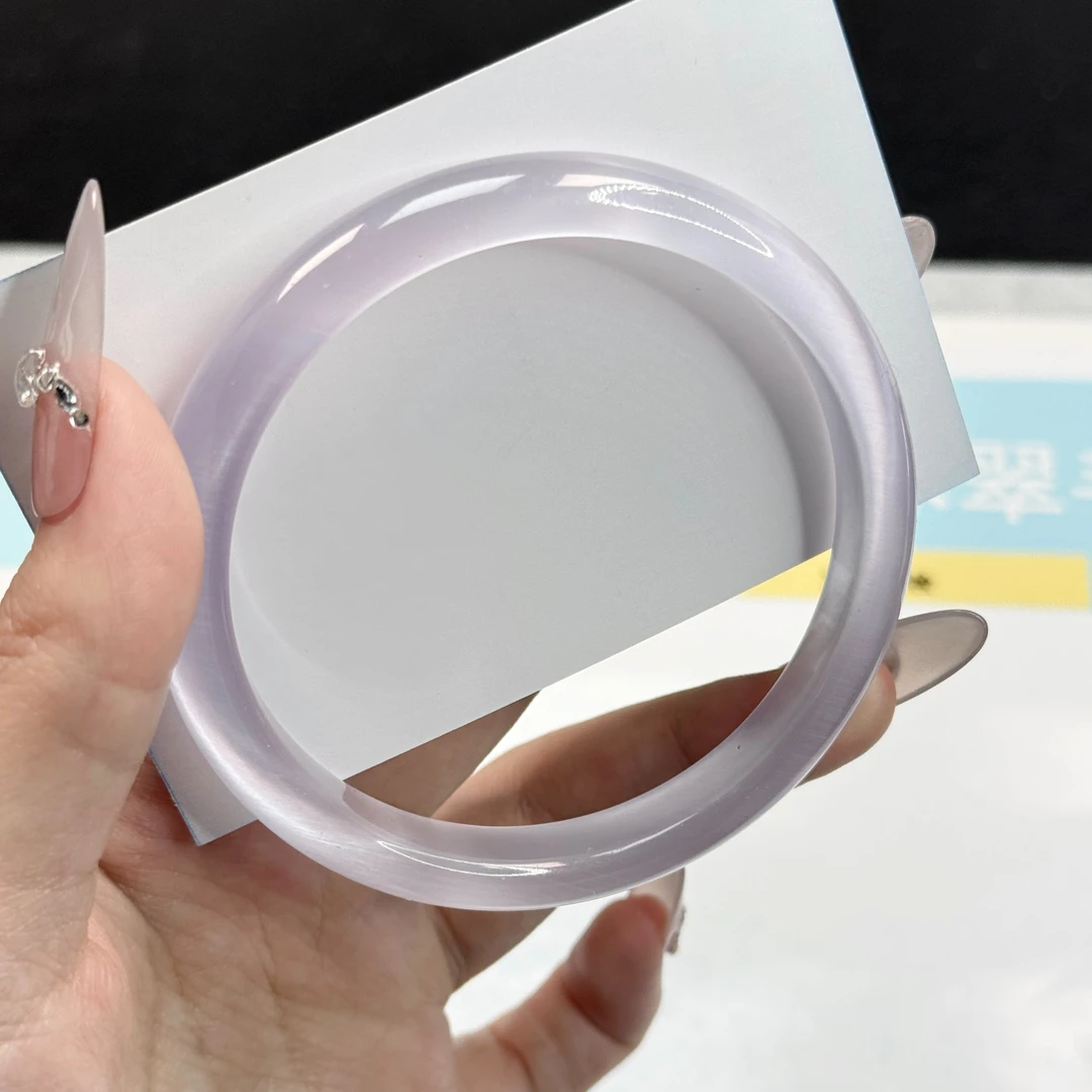 非金属玻璃手镯 【紫罗兰】52圈口 优雅气质手镯