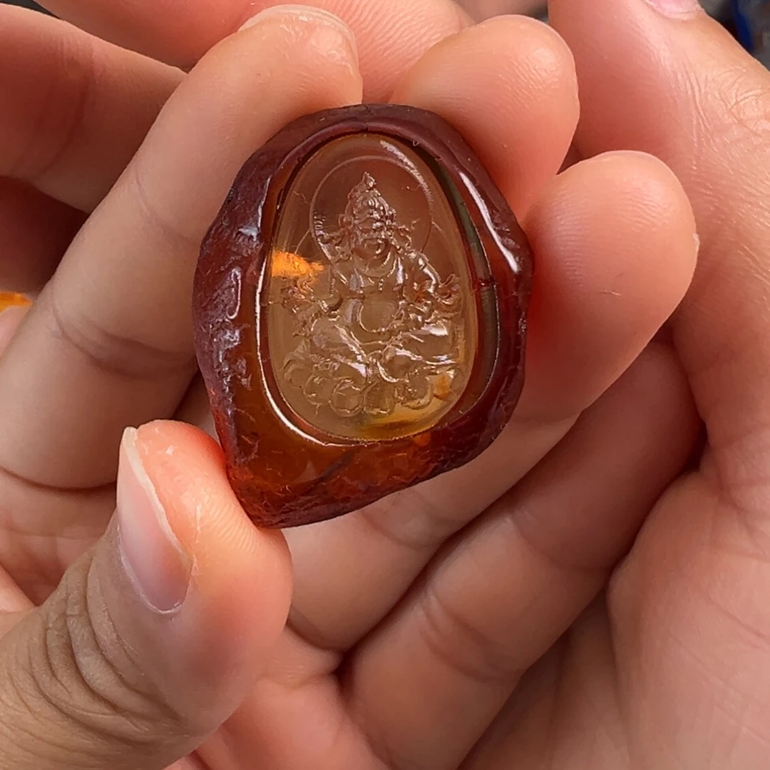 琥珀未镶嵌裸石微瑕