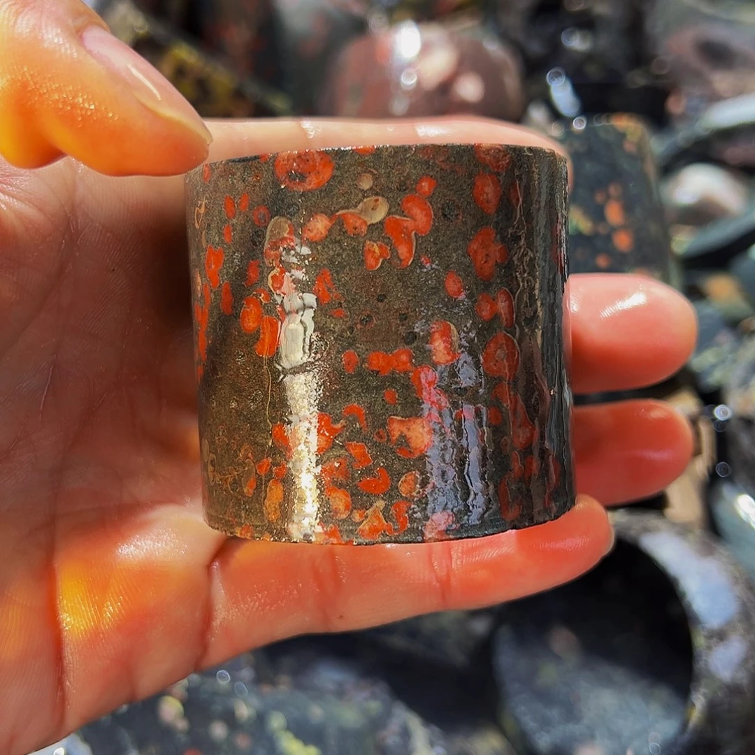 梅花玉鱼缸石茶周边微瑕不退不换