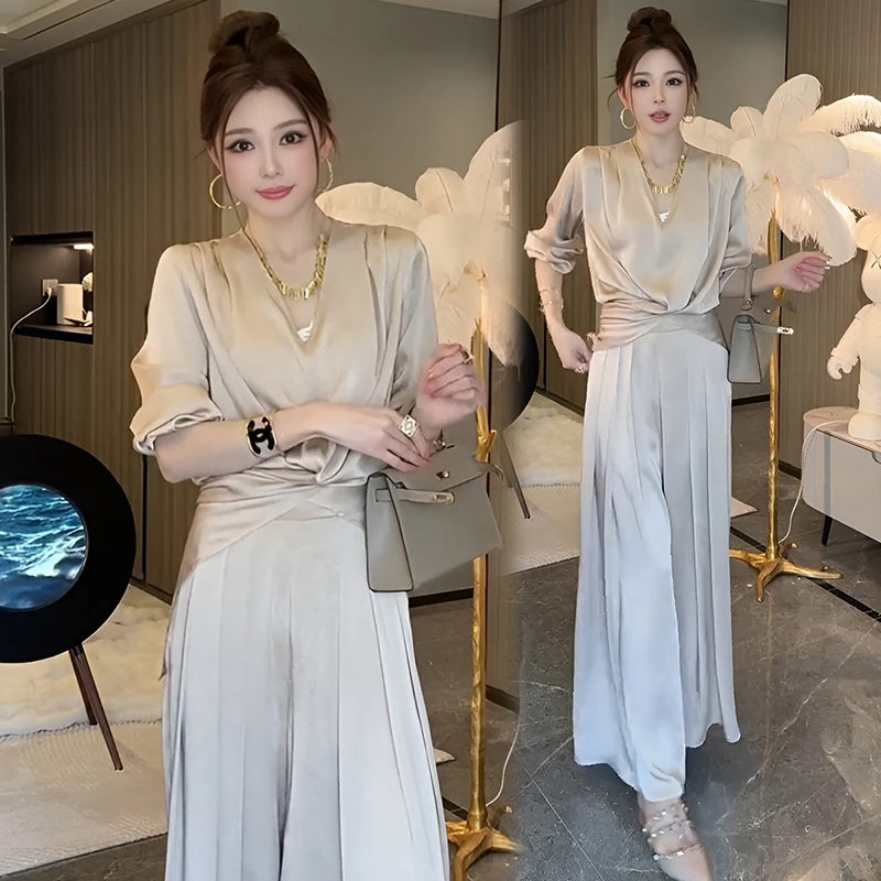 御姐穿搭一整套装女2025春夏新款洋气休闲高初秋穿搭御姐穿搭套装