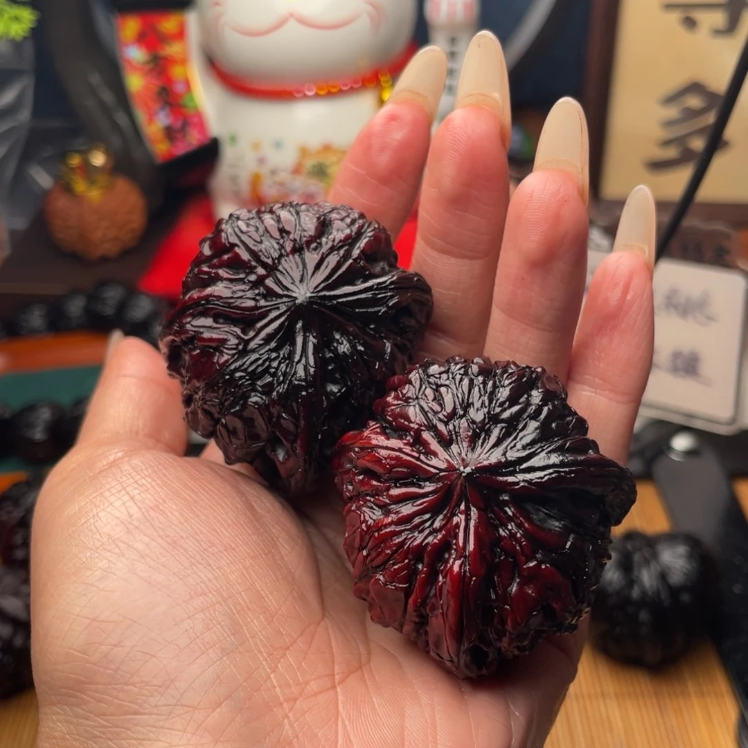 吊坠文玩核桃门墩三棱